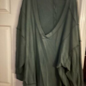 Torrid Textured Knit Sweater in Olive